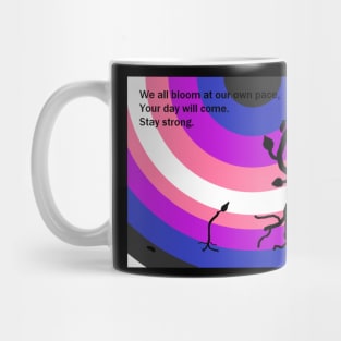 Time to Bloom (Genderfluid v2) Mug